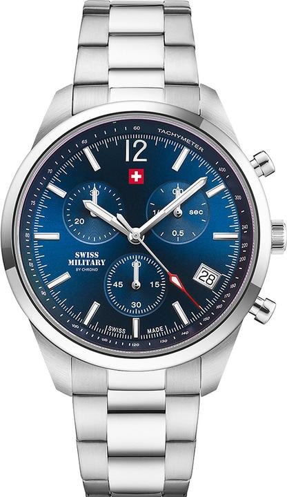 Immagine prodotto Swiss Military SM34097.03 Orologio cronografo da uomo 42mm 5ATM (Cronografo, 42 mm)