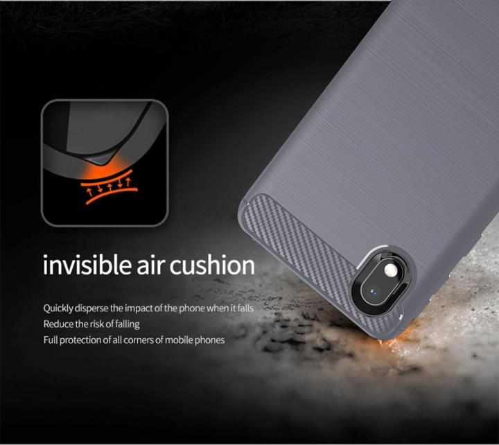 Immagine prodotto Cadorabo TPU Ultra sottile in acciaio inossidabile al carbonio Combi Cover (Samsung Galaxy A10, HTC One M10)