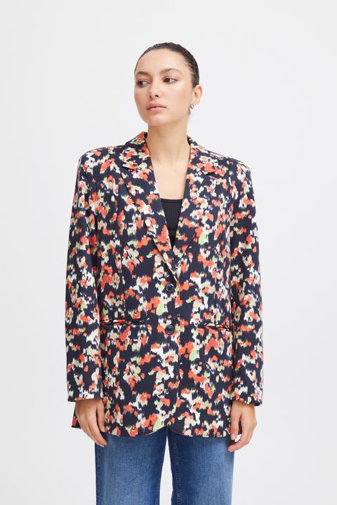 Actual product image Ichi IHKATE PRINT OVERSIZE BL 20120502 (L)