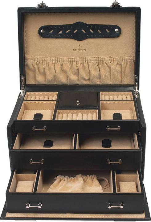 Actual product image Windrose Ambiance Schmuckkasten Leder 31 cm