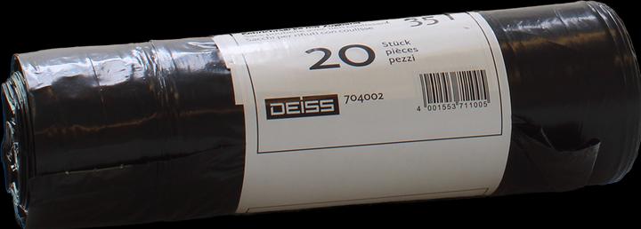 Deiss Kehrichtsäcke mit Zugband Recycling-LDPE ohne OKS (20 x, 110 l)
