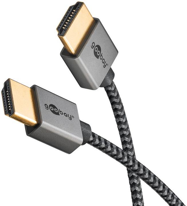 Productafbeelding Goobay Slanke HDMI-kabel met hoge snelheid en Ethernet (3 m, HDMI)