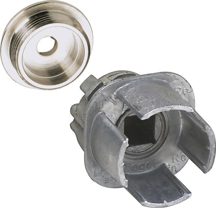 Produktbild Junie 7614 Vierkantnuss ASS Schliesseinsatz, 7 mm Vierkantnuss, Zink roh (Profilzylinder)