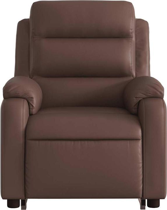 Actual product image VidaXL Massage armchair electric stand-up aid recliner armchair armchair brown imitation leather