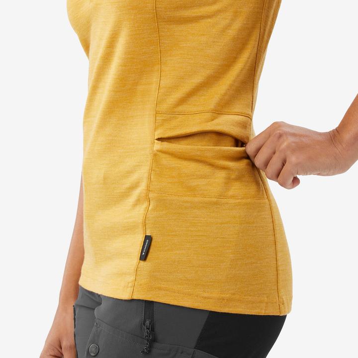 Actual product image Forclaz Merino-Tanktop Damen - Merino Fresh gelb (M)