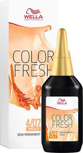 Wella Color Fresh (4/07 mittelbraun natur-braun)