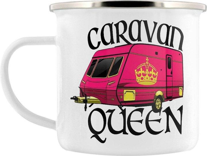 Grindstore Emaillebecher Caravan Queen