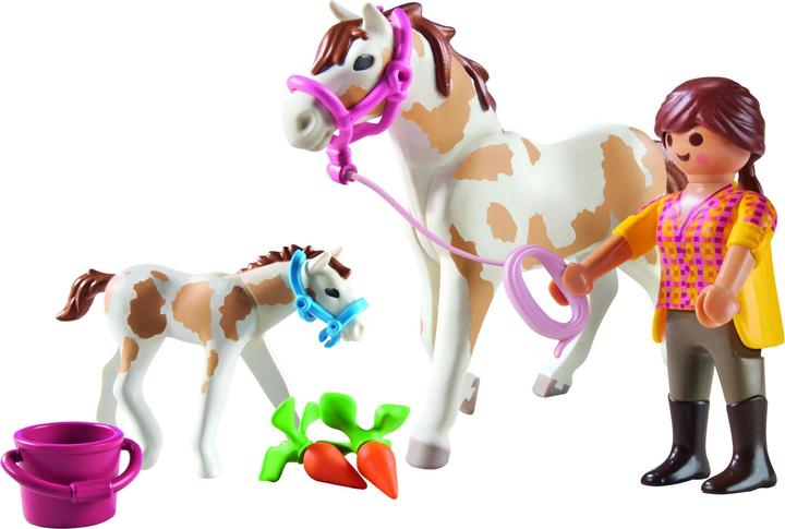 Actual product image Playmobil 71243 Horse with foal (71243, Playmobil Country)