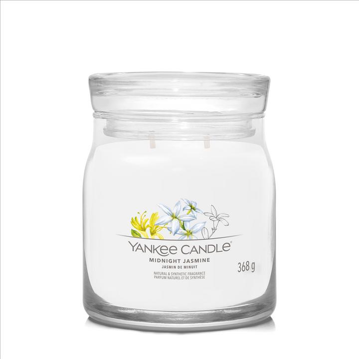 Actual product image Yankee Candle Duftkerze Midnight Jasmine Signature Medium Jar