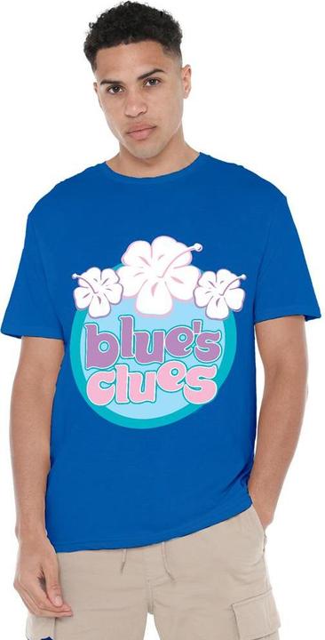 Immagine prodotto Blue´s Clues Blue's Clues Hawaiian Maglietta Fiori Uomo (4XL)