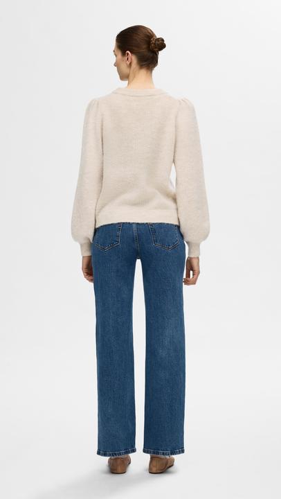 Image du produit Selected Femme Pull en maille à manches longues (L)