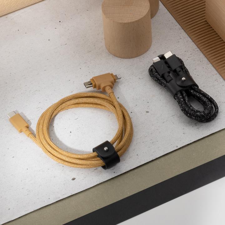 Actual product image Native Union Belt Cable Duo (1.50 m, USB 3.0, 60 W)