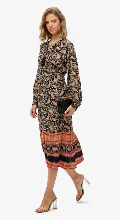 Produktbild Superdry Langärmeliges Midikleid mit Print (8)