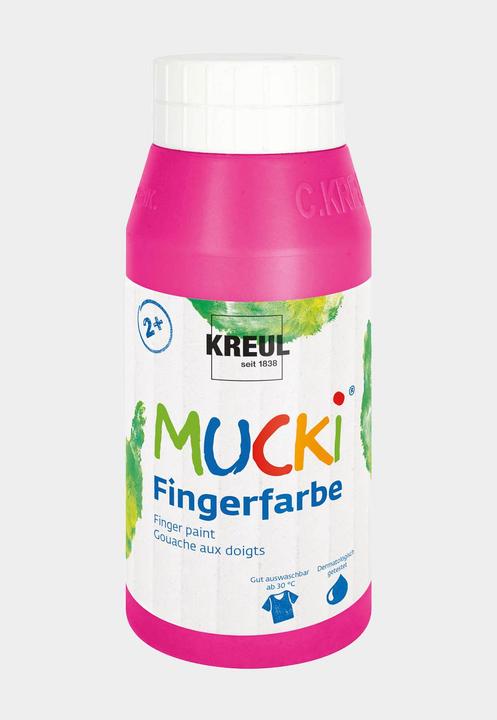 Produktbild Mucki Fingerfarbe (Pink, 750 ml)