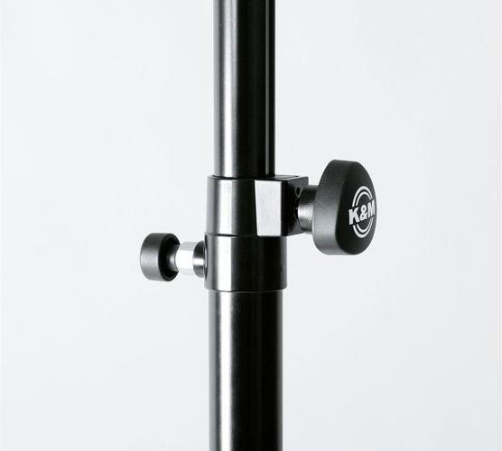 Produktbild K&M Lautsprecherboxen-Stativ, 137-218 cm verstellbar (1 Stk., Ständer, Höhenverstellbar)