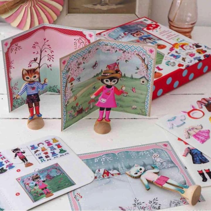 Produktbild Djeco Klebeset Kleiner Kleiderschrank