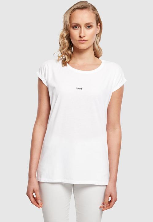 Produktbild Merchcode Ladies Love Extended Shoulder Tee - 113381 (4XL)