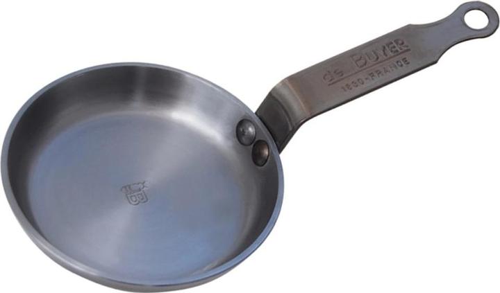 de Buyer Blinni-Pfanne (12 cm, Bratpfanne, Eisen, Stahl)