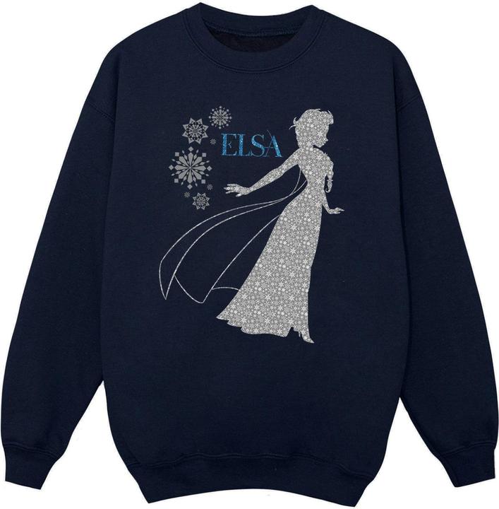 Disney Frozen Elsa Christmas Silhouette Sweatshirt Jungen