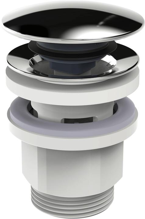 Oras Push open Bodenventil - mit Push open und festem Ablauf