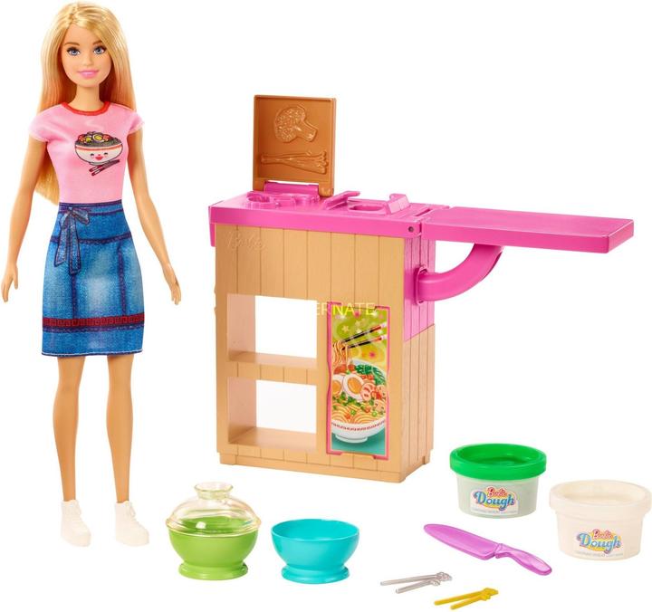 Image du produit Barbie Coffret Atelier Pâtes - Coffret Poupée Mannequin - 4 ans et +