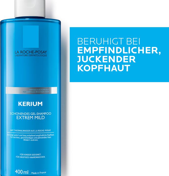Produktbild La Roche Posay Kerium Extra Gentle (400 ml, Flüssiges Shampoo)
