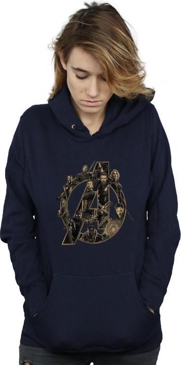 Produktbild Avengers Infinity War Logo Kapuzenpullover (XXL)