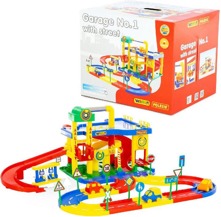 Immagine prodotto Splash & Fun Garage con sezioni stradali