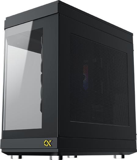 Actual product image Xigmatek Boitier Moyen Tour E-ATX Cubi RGB avec panneaux vitrés (Noir) (ATX, mATX, Mini-ITX)