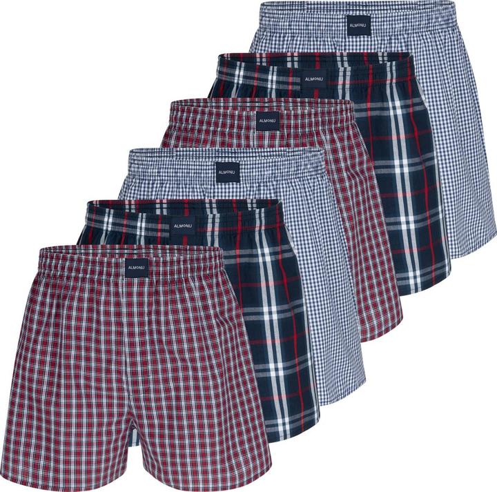 Almonu 6er Pack Web Boxershorts
