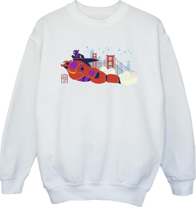 Disney Big Hero 6 Baymax Hiro Bridge Sweatshirt Mädchen