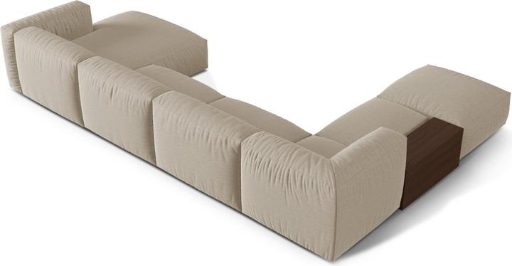 Actual product image Micadoni Modular Panoramic Left Corner Sofa, "Martina", 5 Seats, 406x280x75 Made in Europe (Sofa landscape)