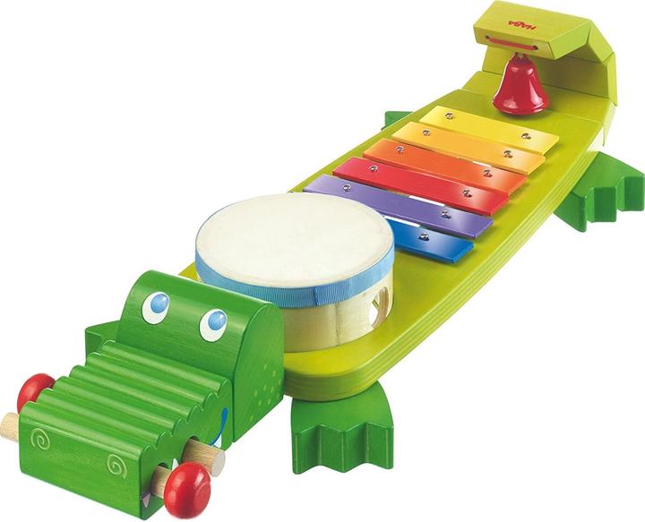 Haba Crocodile sonore (Français, Italien, Allemand, Anglais)