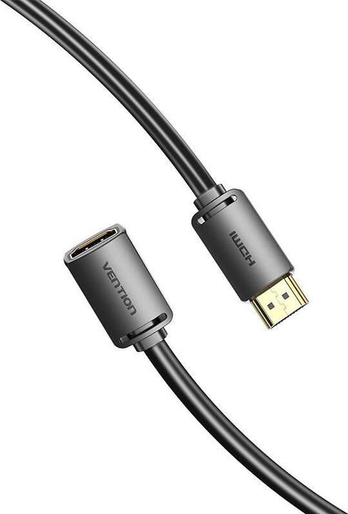 Produktbild Vention HDMI-A Male to HDMI-A Female 4K HD PVC Cable 3m AHCBI (Black) (3 m, HDMI)