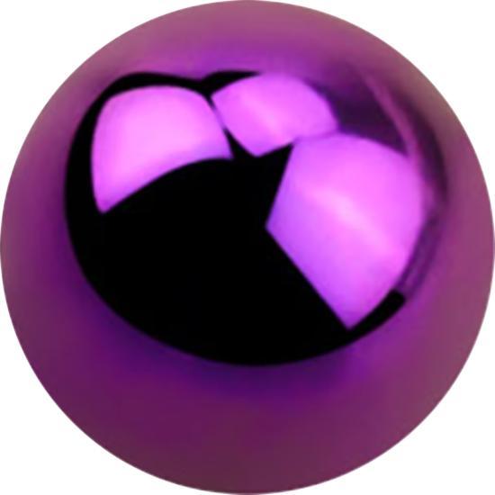 Star Piercing Kugel violett (ohne Messing, Titan G23)