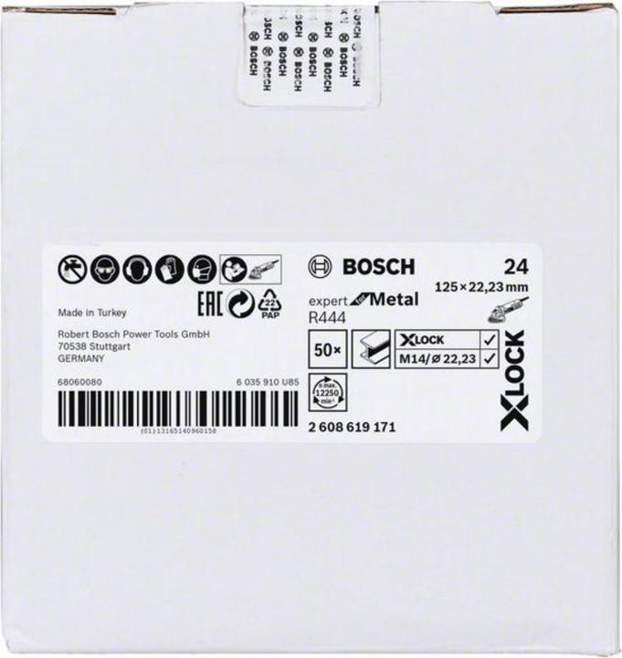 Produktbild Bosch Professional Zubehör X-Lock Fiberschleifscheibe (24)