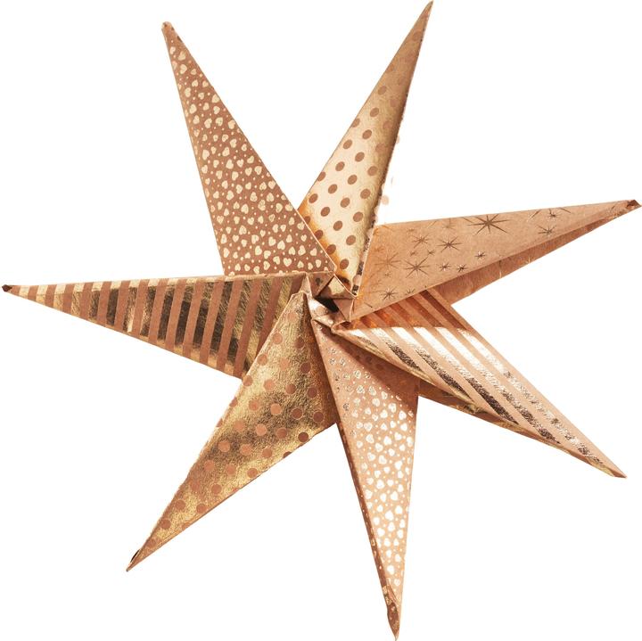 Produktbild Gebrüder Bertels Faltpapier "Kraftpapier Gold", 15 x 15 cm, 32 Blatt (110 g/m², 32 x)