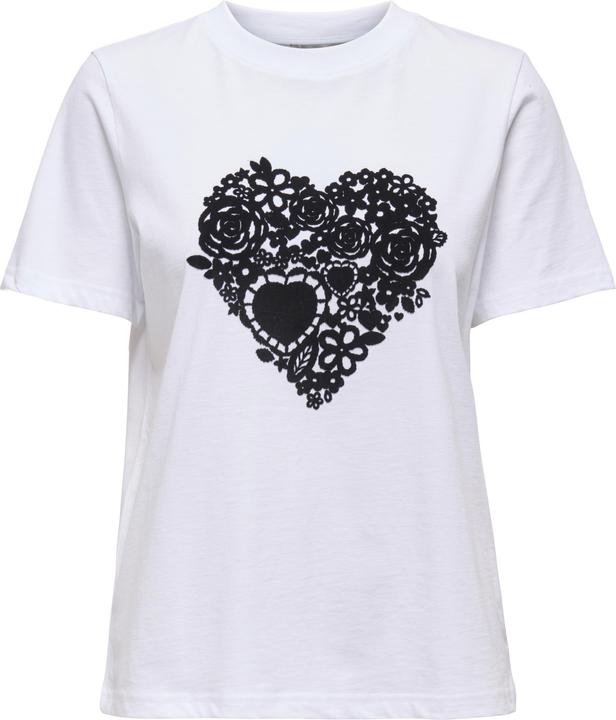 Only Onlnina Heart S/S Tee Jrs