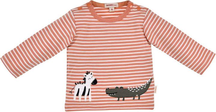 Bondi Babyboy T-Shirt langarm geringelt Safari Stripe