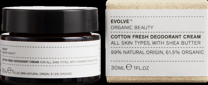 Actual product image Evolve Cotton Fresh Deodorant Cream (Crème, 30 ml)