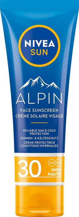 Actual product image NIVEA Alpine sun cream for the face (Sun cream face, SPF 30, 50 ml, 69 g)