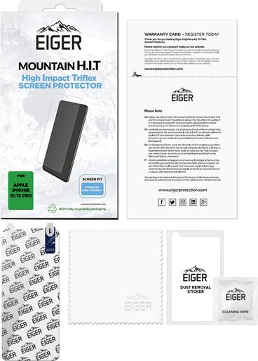 Actual product image Eiger Mountain H.I.T (1 Piece, Apple iPhone 15 Pro, Apple iPhone 15, Apple iPhone 16)