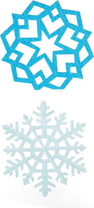 Produktbild Fold & cut: Schneeflocken im Faltschnitt. Mit Anleitungen sowie Falt- und Schnittlinie (Deutsch, kein Autor, 2022)
