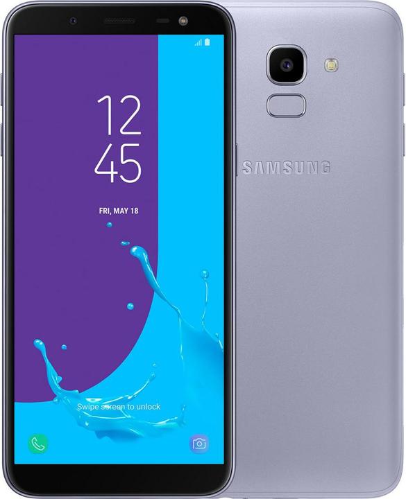 Samsung Galaxy J6 EU (32 GB, Lavender, 5.60", Dual SIM + SD, 13 Mpx, 4G)