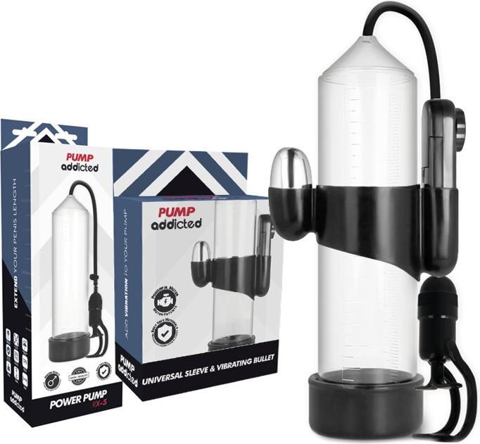 Actual product image Pump Addicted Transparent Vibrator Rx5