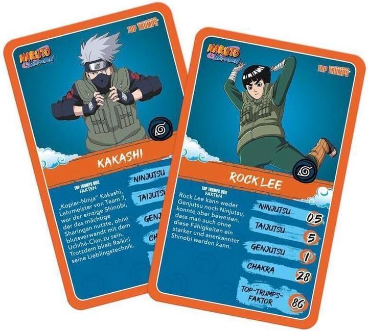 Produktbild Winning Moves Naruto Shippuden Collectibles Kartenspiel Top Trumps Quiz Anime Collectible *Deutsche Version* (Deutsch)