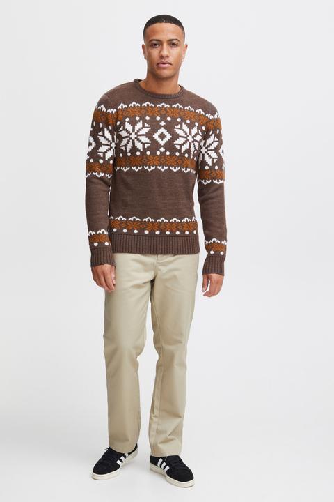 Immagine prodotto Solid Norwig Maglione In Maglia Grossa Pullover Maglieria Da Uomo Con Girocollo (XL)