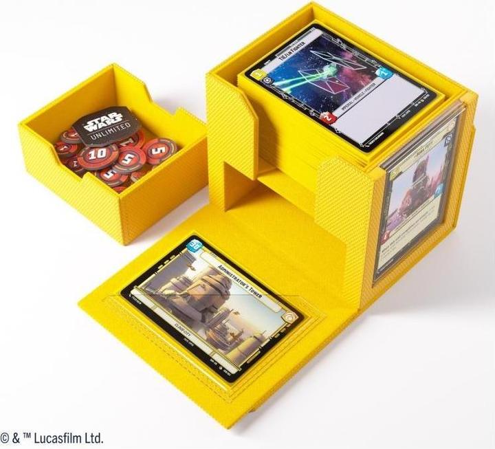 Immagine prodotto Gamegenic GGS20161 - Star Wars: Unlimited Deck Pod, per un massimo di 60 carte a busta doppia, giallo