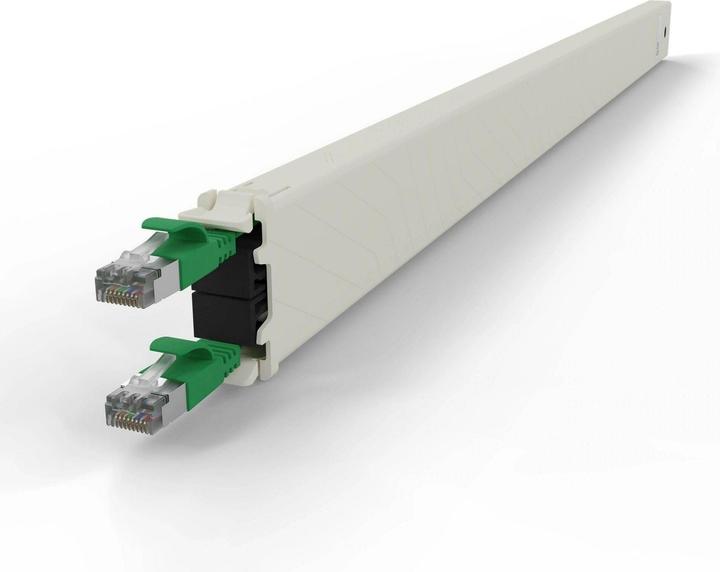 Produktbild PATCHBOX one / Cassette / 30RU / Cat 6A, STP, 1.8 m, Grün (STP, CAT6a, 1.80 m)