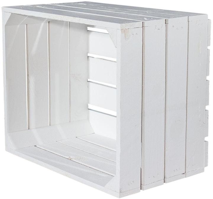 Holz Zollhaus Harasse di legno Vintage Bianco 40 x 50 cm (50 x 40 x 30 cm, 60 l)